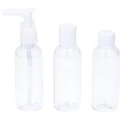 Akcesoria turystyczne - Dunlop Zestaw butelek podróżnych na kosmetyki Dunlop x3 80ml 210452 - miniaturka - grafika 1