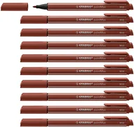 Długopisy - STABILO pointMax sienna długopis z nylonową końcówką, 10 sztuk - miniaturka - grafika 1