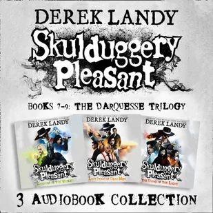 Skulduggery Pleasant: Audio Collection Books 7-9: The Darquesse Trilogy: Kingdom of the Wicked, Last Stand of Dead Men, The Dying of the Light - Audiobooki obcojęzyczne - miniaturka - grafika 1