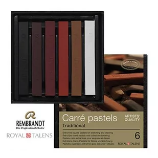 Talens Talens Rembrandt Carre Tradit Pastele suche 6 kol 34820106 - Kredki, ołówki, pastele i pisaki - miniaturka - grafika 1
