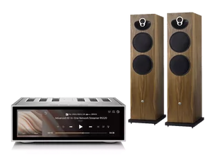 Rose RS520 (srebrny) + Majik 140 (orzech) - Zestawy stereo - miniaturka - grafika 1