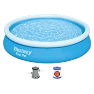 Baseny ogrodowe - Basen Ogrodowy Rozporowy 366x76cm Bestway + Pompa 57274 - miniaturka - grafika 1