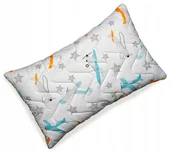 Kołdry i poduszki dla dzieci - PODUSZKA JASIEK 50x70 DLA DZIECKA ANTYALERGICZNA GRUBA ZAMEK SAMOLOTY - miniaturka - grafika 1
