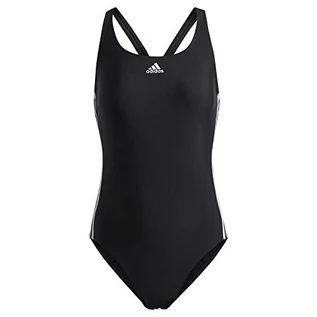 Stroje kąpielowe - Adidas SH3.RO 3S Swimsuit Women, black/white DE 38 | M 2021 Stroje kąpielowe GM3881-38 - grafika 1