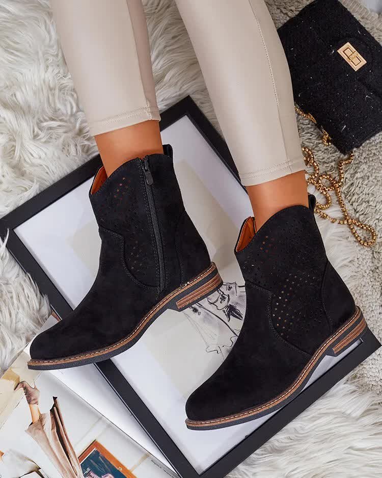 Royalfashion Damskie botki ażurowe Toffas-41