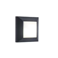 Lampy ogrodowe - Lutec HELENA Antracyt LED 4W IP54 4000K Lampa schodowa, elewacyjna 6402101118 6402101118 - miniaturka - grafika 1