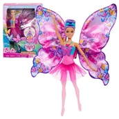 Lalki dla dziewczynek - Barbie Motylkowa Baletnica 2w1 Lalka Ze Skrzydłami 3+ - miniaturka - grafika 1