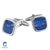 Spinki do mankietów i krawatów - Spinki do mankietów z Lapis Lazuli SD-241 - miniaturka - grafika 1