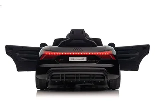 Auto Na Akumulator Audi E- Tron GT Czarne  QLS-6888 - Pojazdy elektryczne dla dzieci - miniaturka - grafika 6