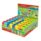 Temperówki - Keyroad Temperówka Cartoon plastikowa podwójna - miniaturka - grafika 1