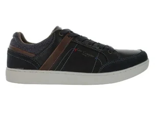 LEE COOPER Półbuty męskie granatowe skórzane ekologiczna 44 - Półbuty męskie - miniaturka - grafika 1