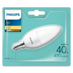 Żarówka Led PHILIPS 5,5W_40W E14 - Żarówki LED - miniaturka - grafika 1