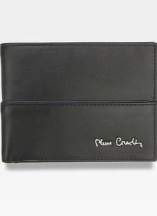 Pierre Cardin, Portfel skórzany męski, Tilak38 8805, czarny, ochrona RFID - Portfele - miniaturka - grafika 1