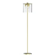 Lampy stojące - Podłogowa lampa szklana Nira ML3523-3-EGN Zumaline złoty przezroczysty - miniaturka - grafika 1