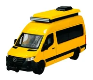 Samochody i pojazdy dla dzieci - MAISTO MERCEDES-BENZ SPRINTER CAMPER ŻÓŁTY 1:52 21236 - miniaturka - grafika 1