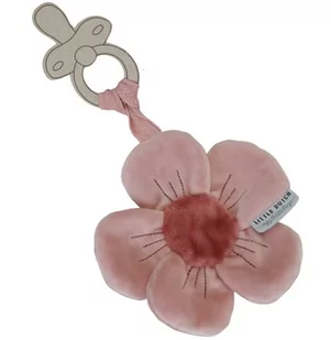 LITTLE DUTCH Zawieszka do smoczka Flowers & Butterflies - Gryzaki dla dzieci - miniaturka - grafika 1