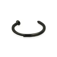 Bransolety męskie - Bransoletka metalowa czarna w kształcie gwoździa EM 2 - EM Men's Accessories - miniaturka - grafika 1