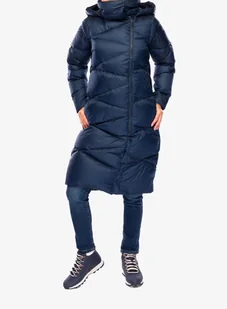 Płaszcz puchowy damski Helly Hansen Tundra Down Coat - navy/vaporous grey/gum - Kurtki męskie - miniaturka - grafika 1