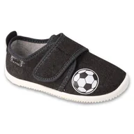 Buty dla dziewczynek - Befado obuwie dziecięce 902Y042 czarne - miniaturka - grafika 1