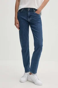 Calvin Klein jeansy damskie kolor niebieski K20K207268 - Spodnie damskie - miniaturka - grafika 1