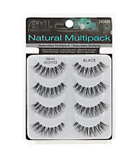 Ardell Natural Demi Wispies Multipack 4 pary sztucznych rzęs Black - Sztuczne rzęsy i akcesoria - miniaturka - grafika 1