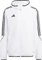 Kurtki męskie - Kurtka męska adidas Tiro 23 League Windbreaker biała HZ9068-M - miniaturka - grafika 1