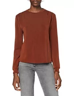 Bluzy damskie - ONLY Bluza damska Onqgaia L/S O-Neck SWT, Fired Brick, M - miniaturka - grafika 1