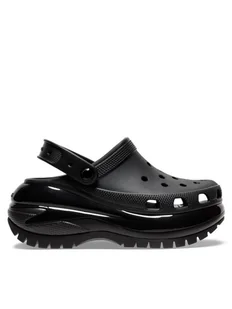 Crocs Klapki Classic Mega Crush Clog 207988 Czarny - Klapki i japonki damskie - miniaturka - grafika 1