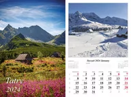 Kalendarze - Kalendarz 2024 Ścienny wieloplanszowy Tatry - miniaturka - grafika 1