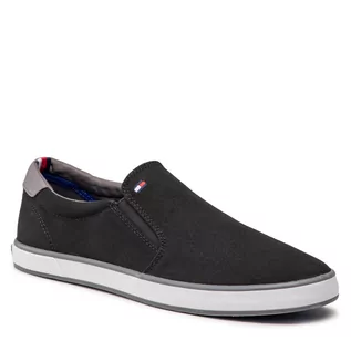 Trampki damskie - Tommy Hilfiger Tenisówki Harlow 2D FM0FM00597 Black 990 - grafika 1