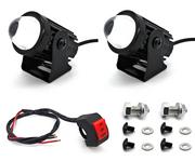 Lampy przednie Laser LED motocykl, skuter, quad, ATV 2 szt