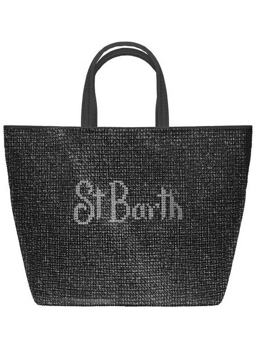 borse a mano donna mc2 saint barth - strass mini bag strass sb 00 black - nero