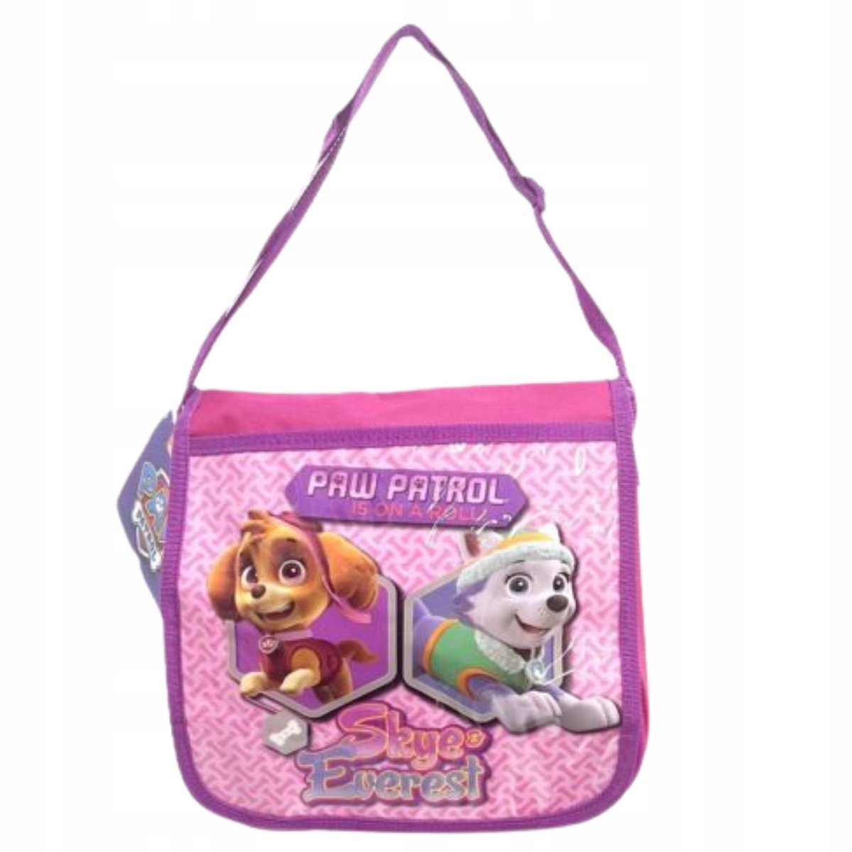 TOREBKA dziecięca na ramię saszetka nerka LISTONOSZKA fioletowa Psi Patrol