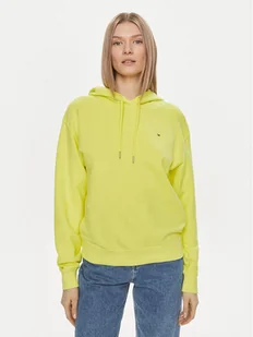 Tommy Hilfiger Bluza Flag WW0WW41245 Żółty Regular Fit - Bluzy damskie - miniaturka - grafika 1