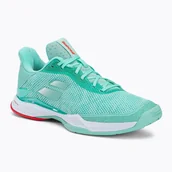 Buty sportowe damskie - Buty do tenisa damskie Babolat Jet Tere Clay yucca/white - miniaturka - grafika 1