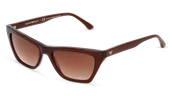 Okulary przeciwsłoneczne - Emporio Armani Okulary przeciwsłoneczne 0EA4169 591013 Brązowy - miniaturka - grafika 1