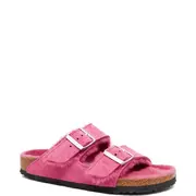 Birkenstock Skórzane obuwie domowe Arizona Shearling LEVE Fuchsia Tulip LAF