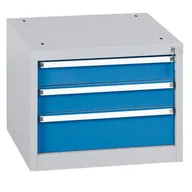 Szafy i regały magazynowe - B2B Partner Kontenery warsztatowe BL 1000 XB35-3TG-A grey/blue - miniaturka - grafika 1