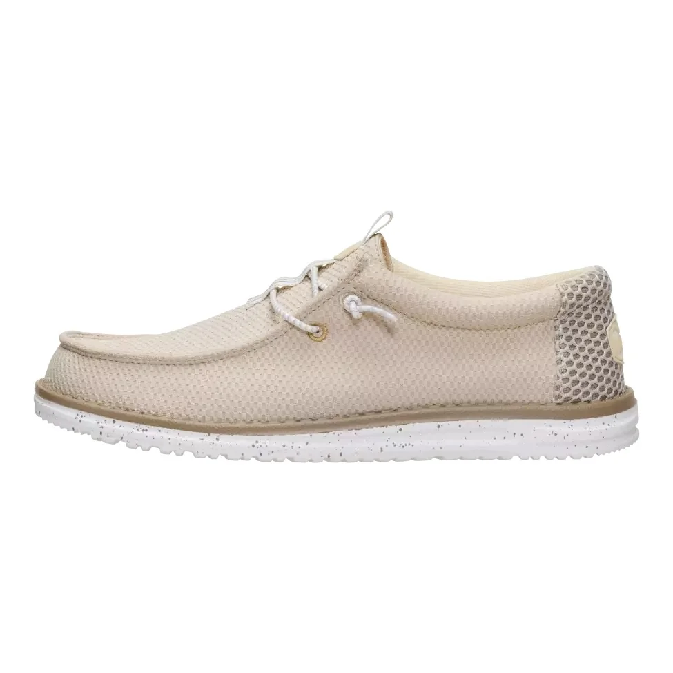 HeyDude Męskie Lekkie Mokasyny Buty Wsuwane Wally Mesh Naturals 40