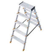 Drabiny - KRAUSE Drabina dwustronna MONTO 2x5 DW - miniaturka - grafika 1