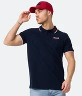 Koszulki męskie - Polo LONSDALE LION granatowe-XL - miniaturka - grafika 1