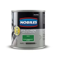 Farby olejne i specjalne - Nobiles Farba Stalochron Zielony szmaragdowy RAL 6001 0,65 l - miniaturka - grafika 1