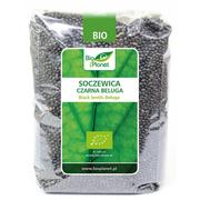 Ziarna i nasiona roślin strączkowych - Bio Planet SERIA ZIELONA SOCZEWICA CZARNA BELUGA BIO 1 kg - - miniaturka - grafika 1