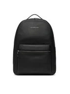 Plecaki - Tommy Hilfiger Plecak Th Business Leather Backpack AM0AM13641 Czarny - miniaturka - grafika 1