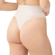 Majtki damskie - GATTA majtki modelujące Sensual Skin String Correct - z wysokim stanem, wyszczuplające, dyskretne, z antybakteryjnym klinem, podkreślające kształt p.. - miniaturka - grafika 1