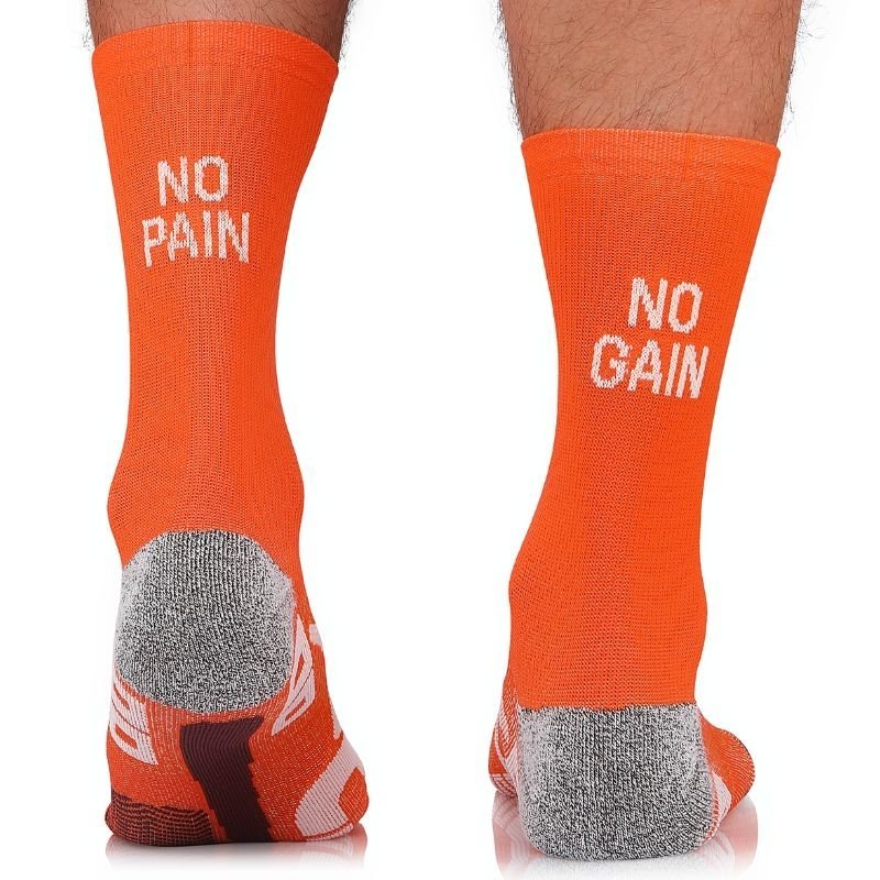 Skarpety biegowe Running Raid Long NO PAIN NO GAIN termoaktywne, chroniące przed otarciami, 35-38