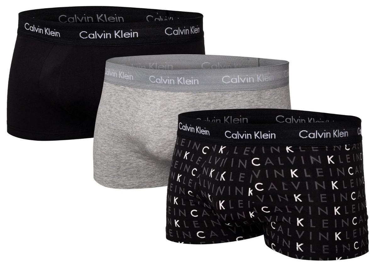 Calvin Klein, Bokserki męskie, Multicolor 3 Pack, rozmiar S