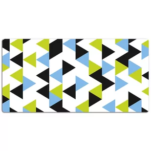 Duża podkładka na biurko Latające trójkąty 120x60cm, Dywanomat - Podkładki na biurko - miniaturka - grafika 1