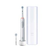 Szczoteczki elektryczne - ORAL-B Braun Pro 3 3500 White Sensitive Clean szczoteczka elektryczna z etui i 2 końcówkami - miniaturka - grafika 1