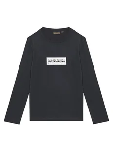 Napapijri Bluzka S-Chamois NP0A4HYK D Czarny Regular Fit - Bluzki damskie - miniaturka - grafika 1